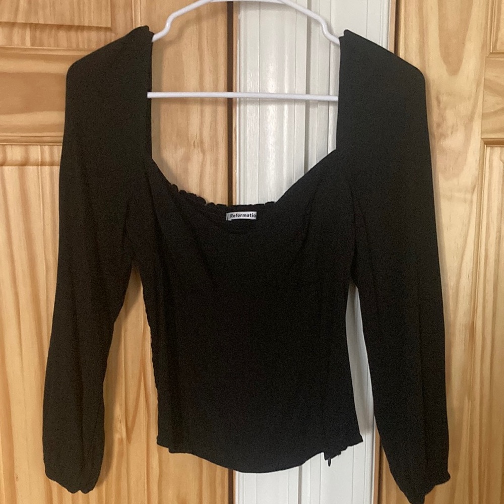 Reformation Reign Black Women's Top